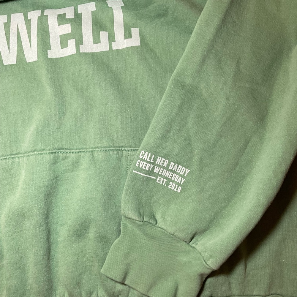 Alex Cooper Call Her Daddy ‘Unwell’ Green Hoodie - Picture 5 of 11